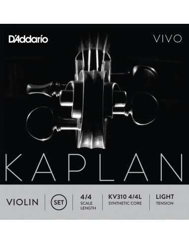 JUEGO CUERDAS VIOLIN 4/4 LIGHT D´ADDARIO KAPLAN VIVO KV310