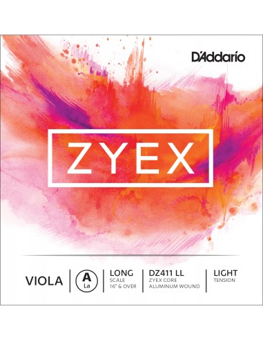 CUERDA VIOLA D´ADDARIO LONG LIGHT ZYEX DZ411 LL LA